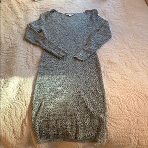 EUC Miss Selfridge black and white sweater dress